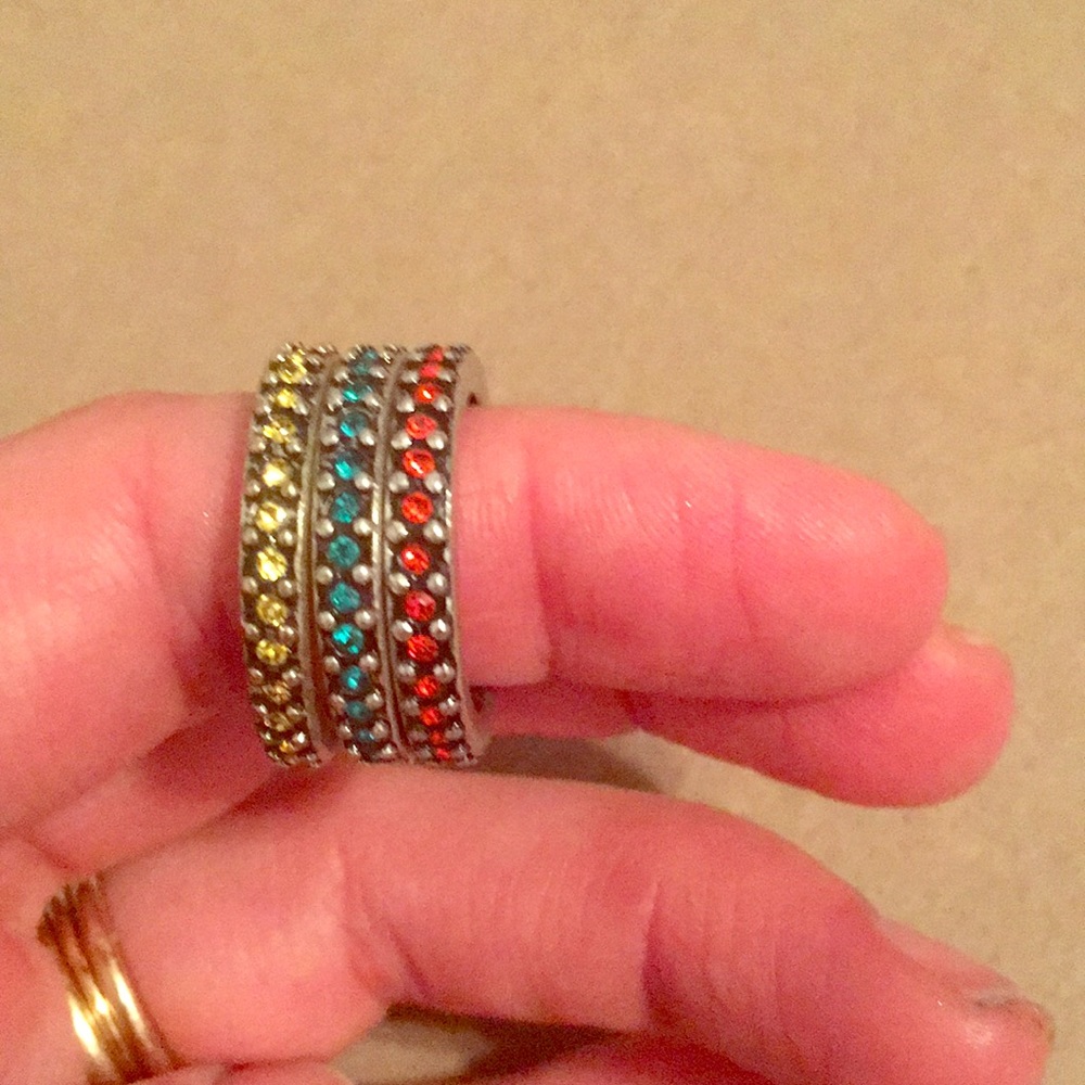 Lia Sophia stackable rings siZe 7
